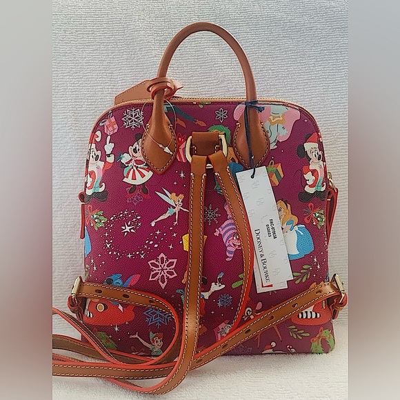 SALE - Dooney & Bourke Disney Parks Disney Christmas Holiday Backpack - Picture 7 of 15